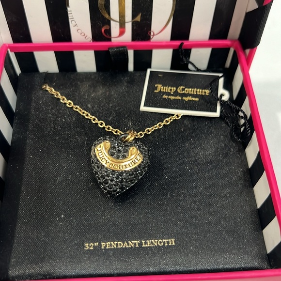 New with tags Juicy Couture heart banner necklace! - Picture 5 of 6